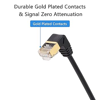 Amazon.com: SinLoon 90 Degree Down Angle Cat8 Ethernet Cable